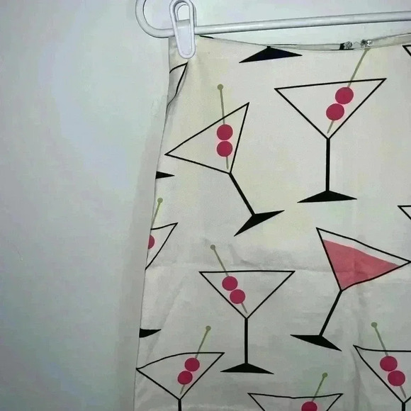 VINTAGE CLAUDE BROWN MARTINI SKIRT - Picture 2 of 9